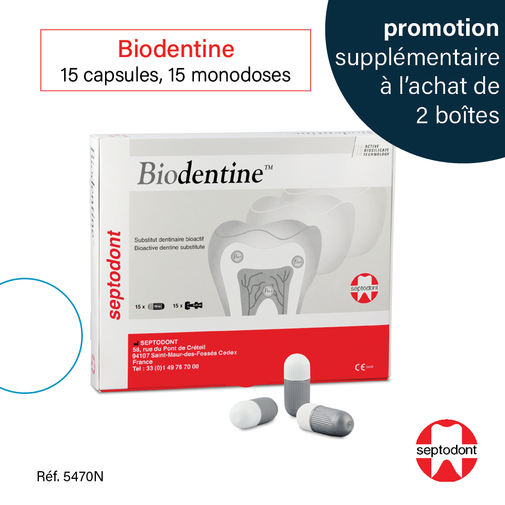 Promotion Biodentine d'octobre 2022